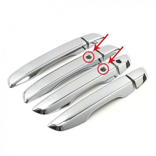 Chrome Car Door Handle Bowl Cover Trim For Honda Civic FC 2016- G10 Gen 10th