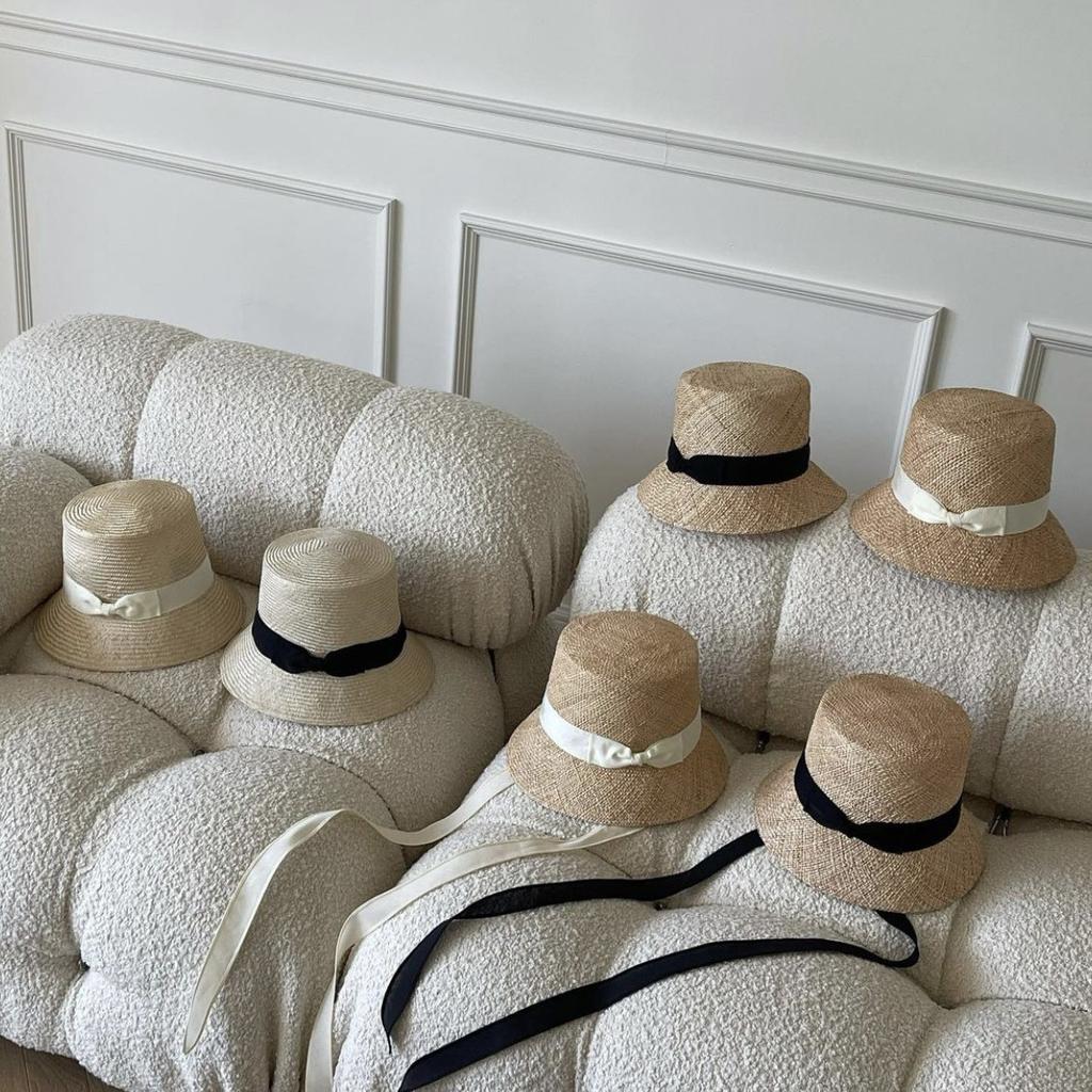 Spring/Summer New Versatile Daily Casual Sunshade Hat, Beach Everyday Straw Hat, Shopping Vacation Pot Hat