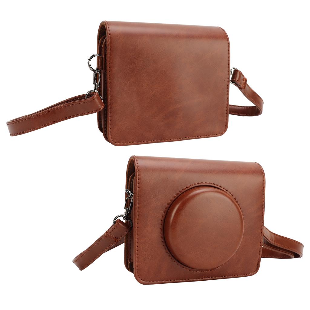 Instant Digital Camera Bag Adjustable Detachable PU Leather Vintage Camera Bag For C300R