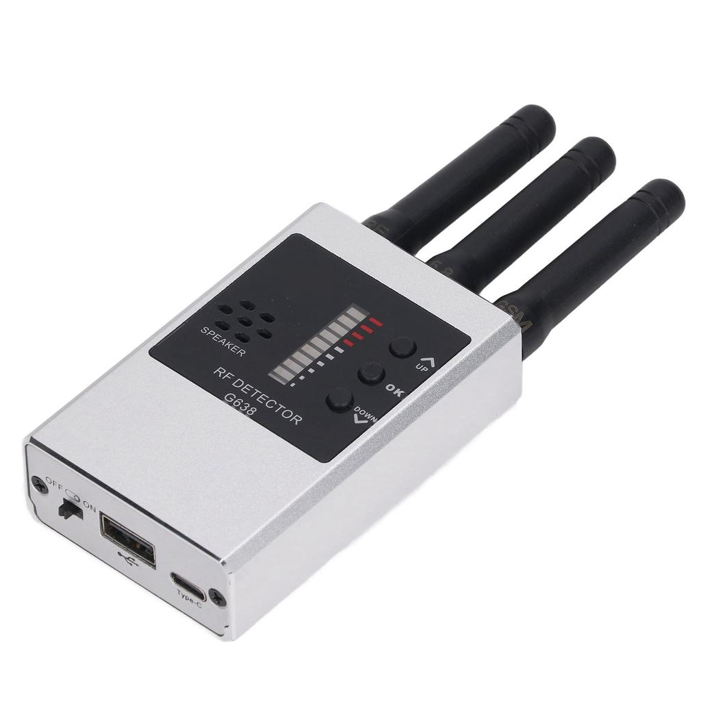 Multifunctional Detector RF Signal Scanner Camera Lens Magnetic Field GPS Tracer Tester Built in Battery