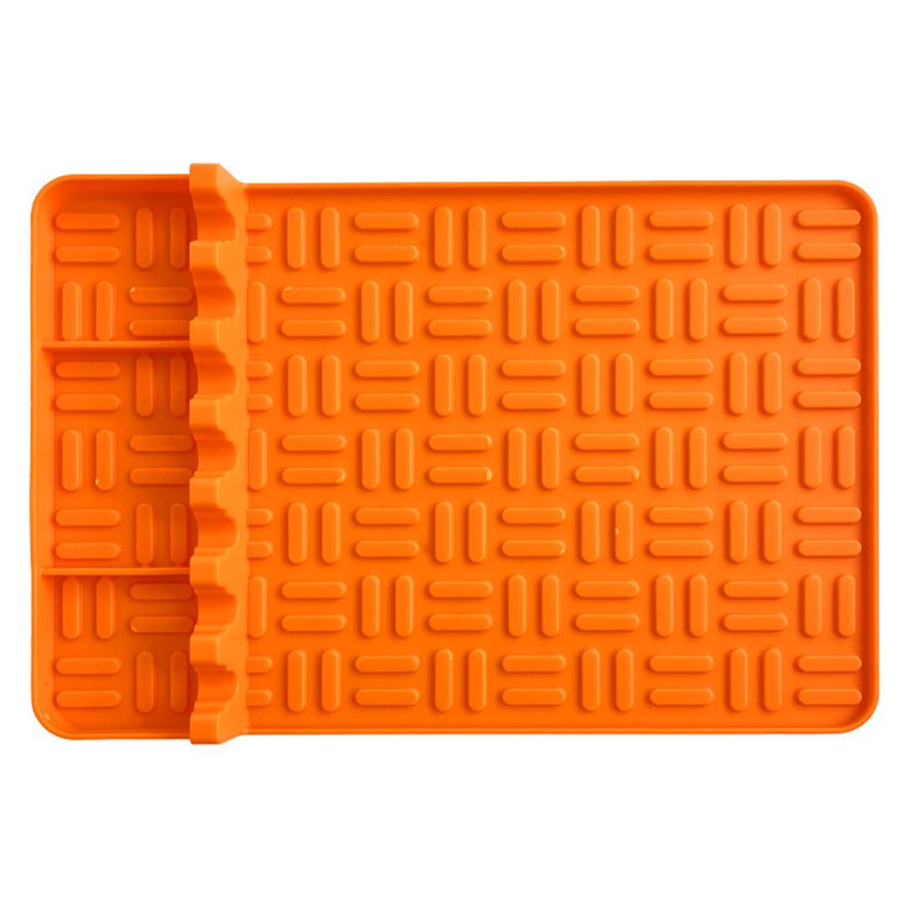 

Outdoor BBQ Grill High Temperature Resistant Side Shelf Silicone Pad Barbecue Grill Tool Pad A