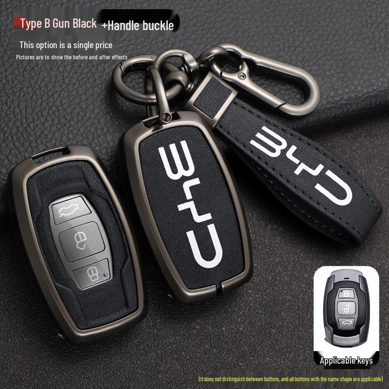 BYD Song, Tang Max, G5 Surui, E5 Sirui, G6 Qin Metal Key Case – Creative Car Shell Buckle (Old Models)