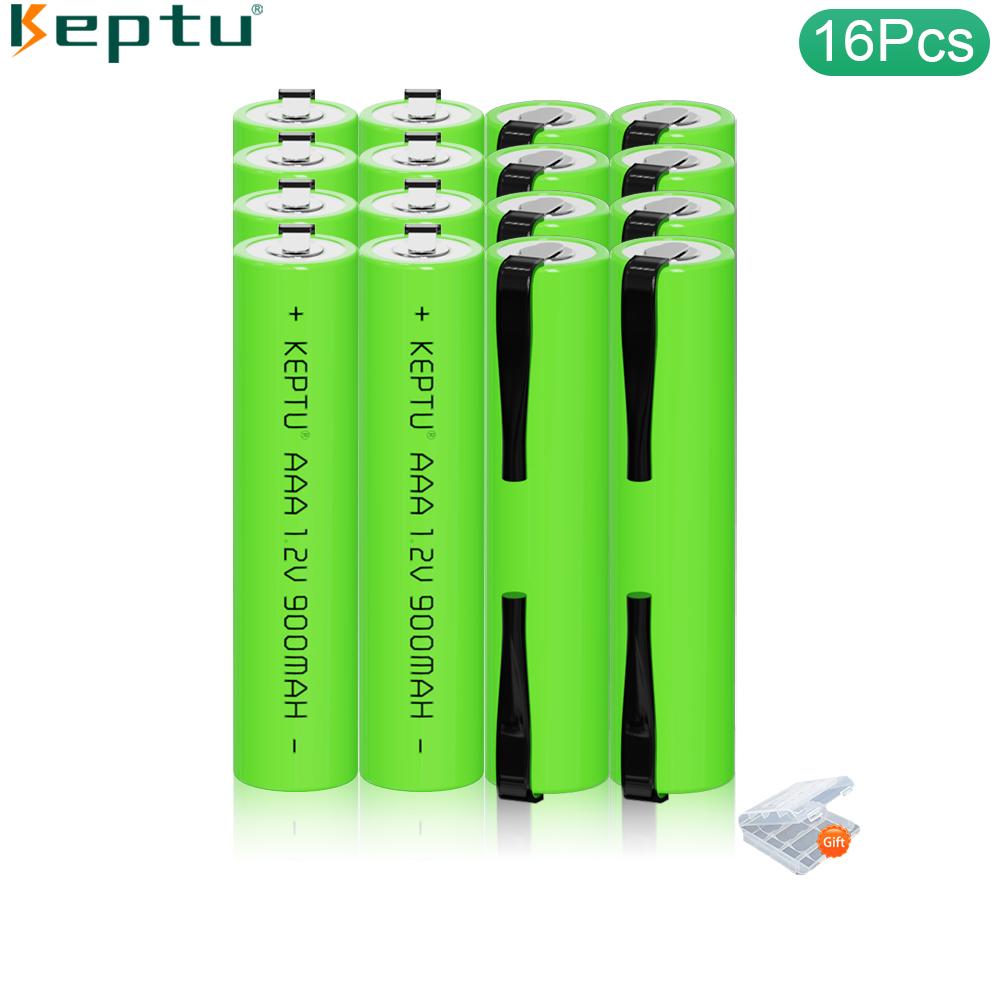 AAA Rechargeable 1.2V Ni-MH Battery 900mAh with Welding Tabs for Philips/Braun Shaver, Razor, Toothbrush – Durable & Easy to Install