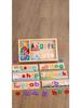 English Spelling Flashcards: Parent-Child Educational Battle Game with Wooden Blocks