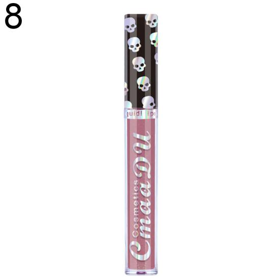 Skull Glitter vodotěsný dlouhotrvající hydratační moderní matný make-up nahých rtů