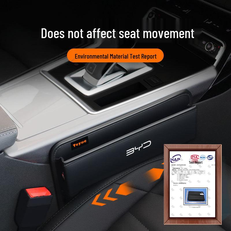 Špičkový úložný box do mezery sedadla pro modely BYD Song, Han, Qin a Tang