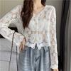 Youth Summer Beach Cotton Linen Embroidery Eyelet Hollow Out Open Stitch Cover-ups Ibiza Hippie Gypsy Boho Bohemian Top Swimwear