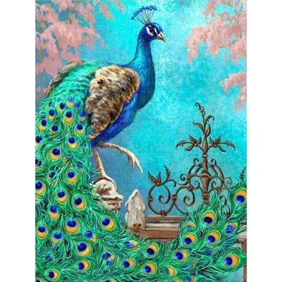 Volle 5D Diy Diamant Malerei Cartoon Pfau Diamant Stickerei Kreuz Stich Home Decor Handmade