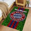 Bayern Munich Customize Your Name Carpet Design for Playrooms Entryway Bedrooms Study room Antislip Carpet Anime Office Decor Birthday/Christmas Gift