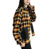 Converse Plaid Patchwork Woven Shirt Unisex Yellow 10023802-A01