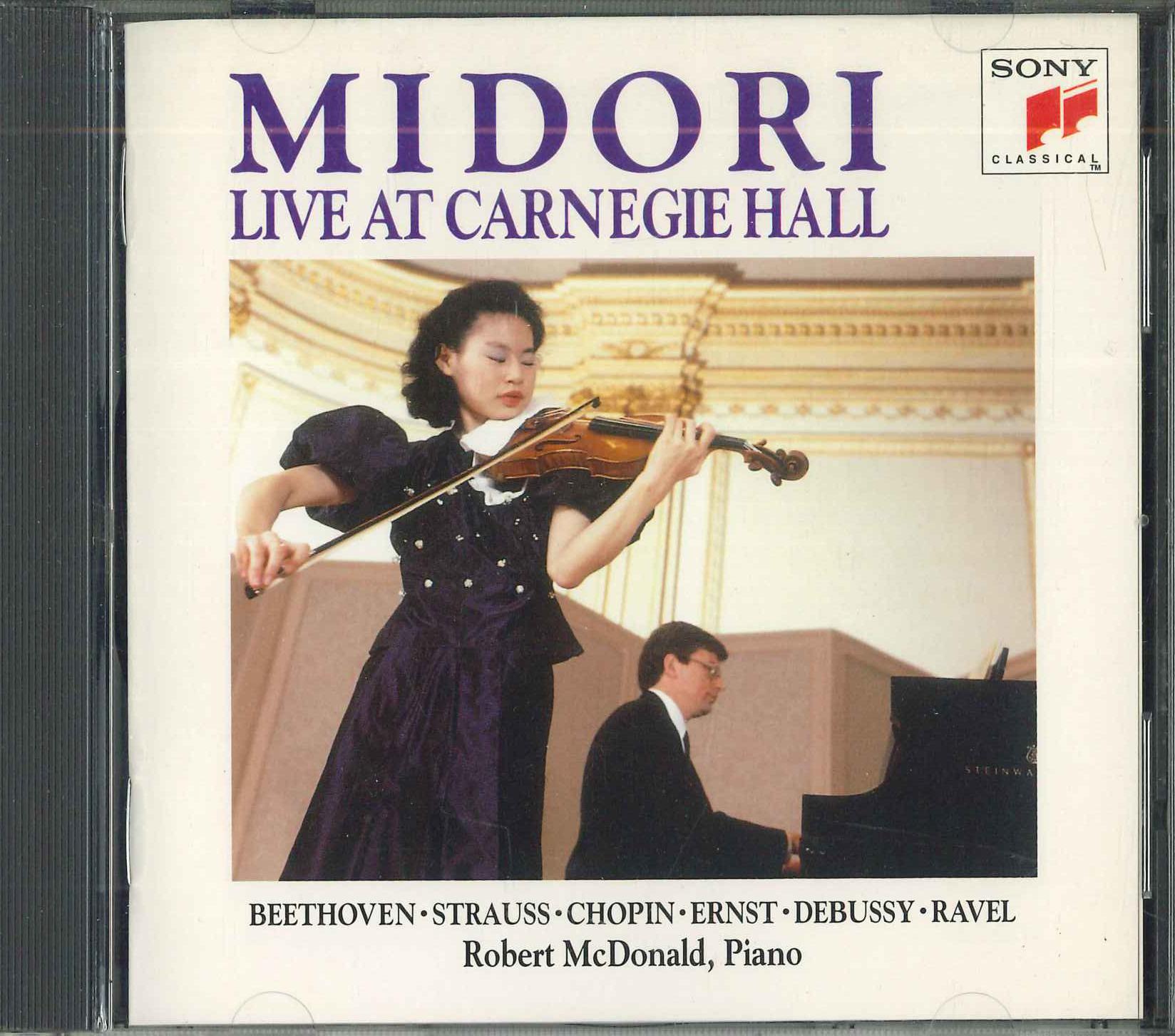 

CD MIDORI GOTO - Live At Carnegie Hall FCCC40111 SONY Japan Classical Used