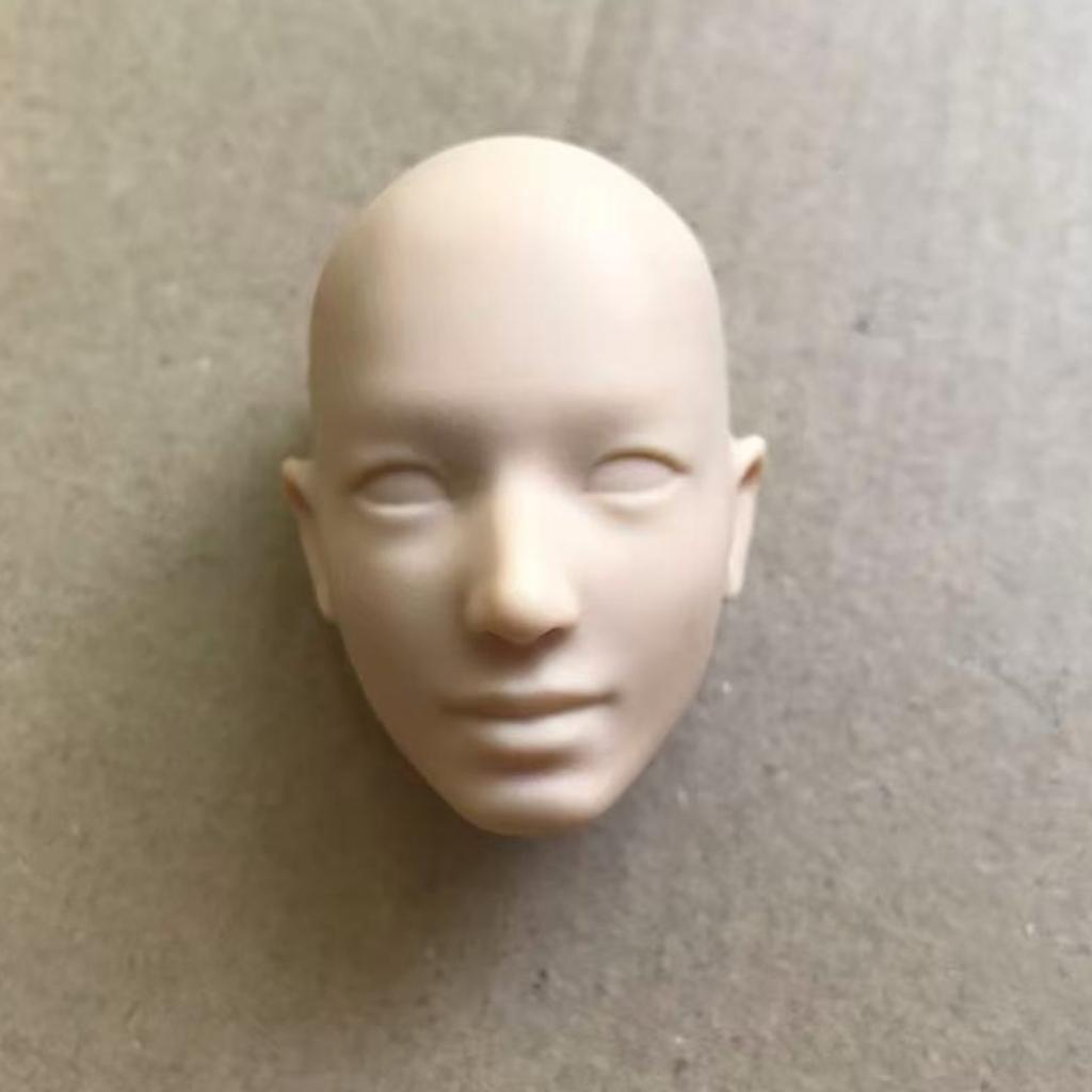 MENGF YUNYI 1/6 Чоловіча лялька Лисі голови з невеликими дефектами для DIY малювання, практики макіяжу, білі, рожеві, бежеві, частини ляльки солдата