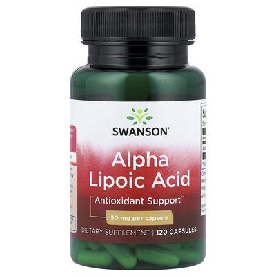 Alpha Lipoic Acid, 50 Mg, 120 Capsules