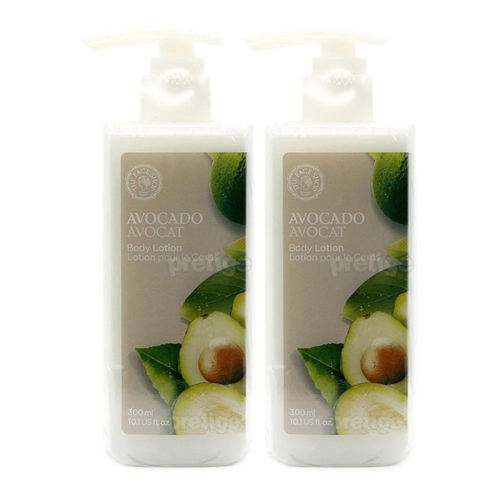 The Face Shop Avocado Body Lotion 300ml x 2