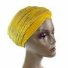 Rhinestone African Head Wraps Scarf Velvet Women'S Turban Caps Muslim Headscarf Bonnet Lady Wrap Head Scarves Turbante Mujer