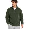 Men's Corduroy Zip-Up Sweatshirt Long Sleeve Casual Top with Pockets for Everyday Wear