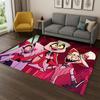 Cartoon H-Hazbin Hotel Charlie Teppich für Schlafzimmer Wohnzimmer Sofa Spielzimmer Fußmatte Heimdekoration, Kinder-Spielbereich Teppich rutschfest
