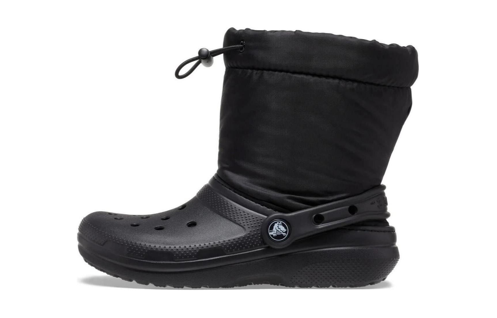 Crocs Classic Lined Cushioning, Wear Resistant Kids Boots Kids Black 207940-001 29-30