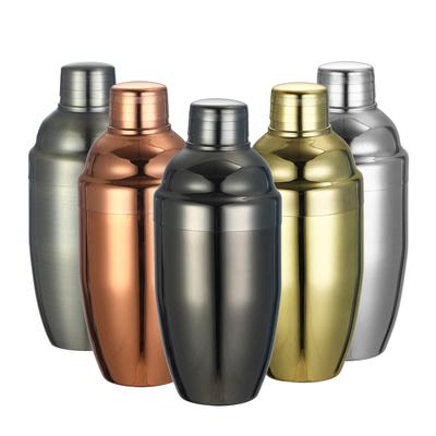 Shaker de cocktailuri de 500 ml, mixer de băuturi Martini Shaker cu sită încorporată pentru barman