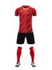 Training clothes Men and women Children Adult breathable quick-drying short-sleeved set Sports football jersey