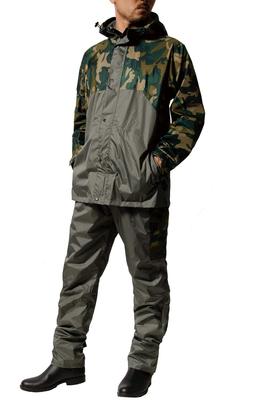 Дощовик Регулювання Зберігання Зелений Камуфляж M [MAC] (Водонепроникність 15 000 мм H2O) (Вологопроникність 10 000 г/м2) (Світловідбивний принт) (Подол стрічки)