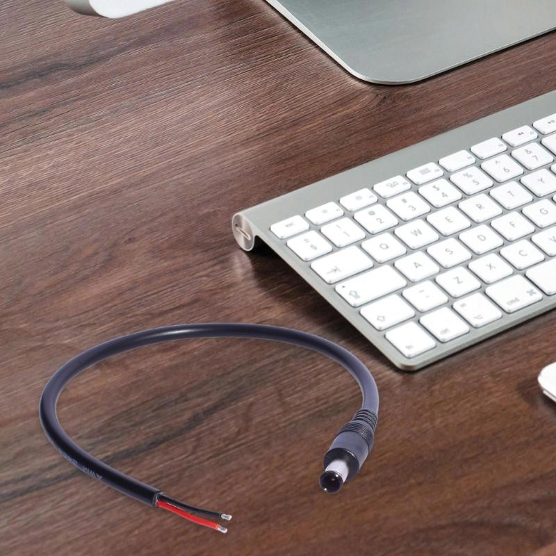 Power Pigtails Cable 6.5mmx4.4mm Male Plug To Bare Wire Open End Power Supply Replacement Repair Cord for Computer