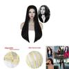 Wednesday Morticia Cosplay Wig Heat-resistant Hairpiece Addam Family Halloween Prop