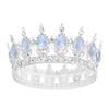 Diadema Tiara Corona di Re Barocca Europea con Strass