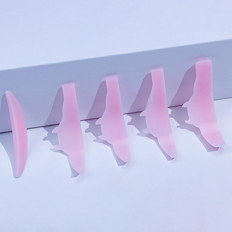 5Pairs Silicone Cartoon Monster Reusable Eyelash Perm Rod Lash Lift Pad Lifting 3D Makeup Tools Accessories