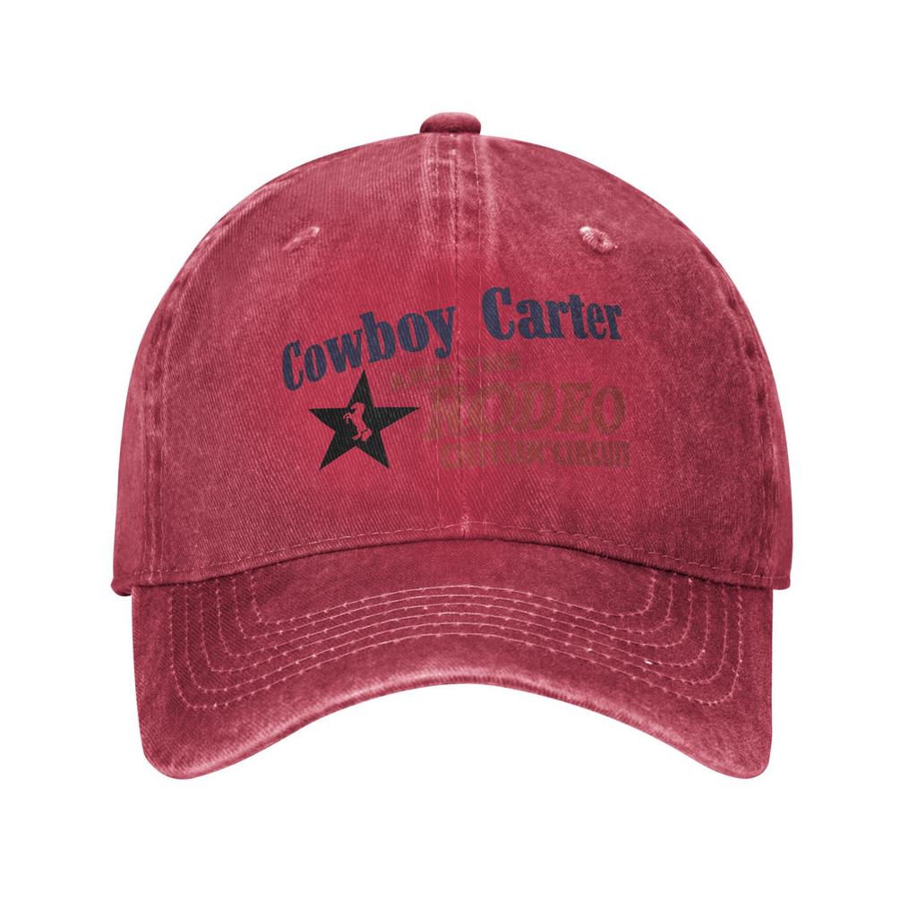 Beyonce Cowboy Carter Rodeoo Chillin' Circuit Men Women Baseball Cap Distressed Cotton Hat Vintage Outdoor Workouts Snapback Hat