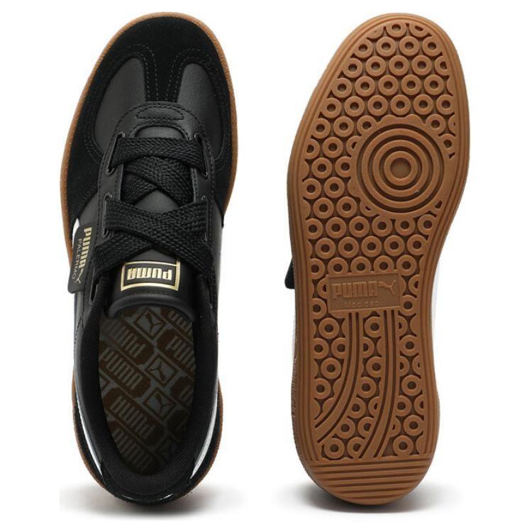 PUMA Palermo Wide Lace Sd 'Black White Gold' Women's 402109-02