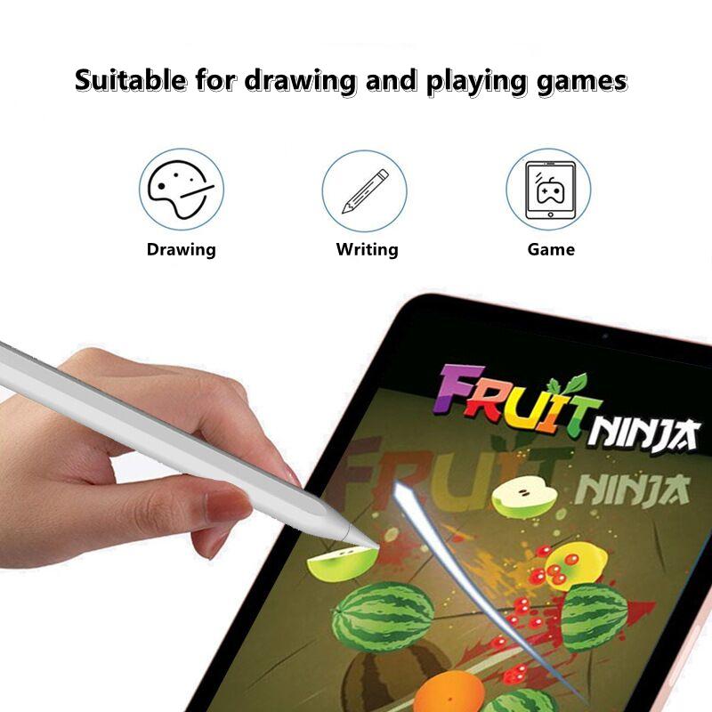For IPad-blyant med Plam-avvisning og tiltsensor Pencil Stylus for Apple IPad Pencil 2 1 Stlyus-penn for IPad 2021 2020
