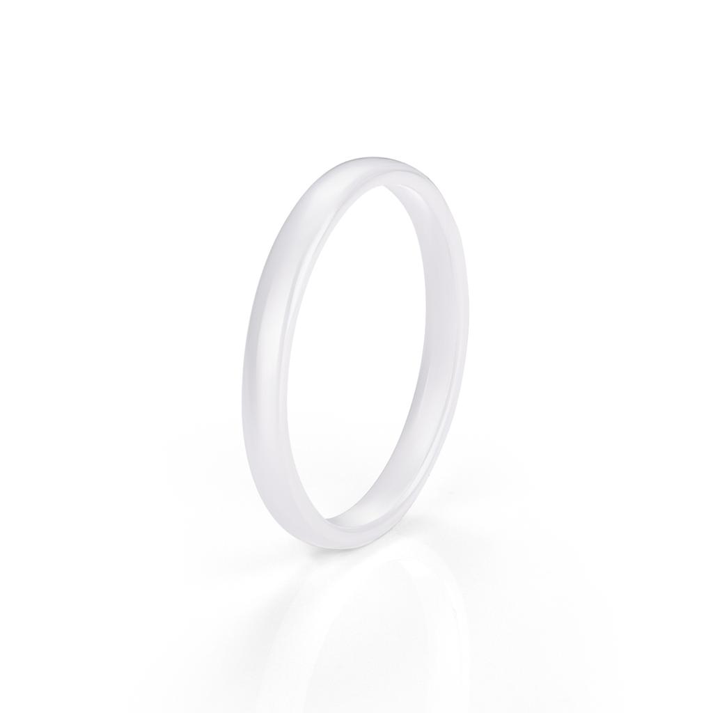 Romantic Sweet 9 Color Design Ceramic Rings Smooth Circular Ring For Women Men Goth Rock Finger Rings Jewelry Engagement Ring