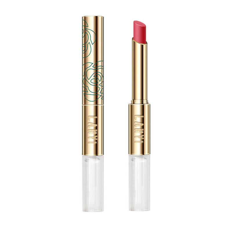 Lan Yi Honey Cordyceps Lipstick: Waterproof, Non-Fading, Non-Stick, Color-Locking Lip Protection.