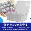 Trading Card Storage Case for Clear with Lid and Compatible with PSA Loaders Large-capacity Collections, Color, Dustproof, Dividers,
