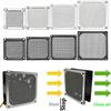Aluminum Computer Fan Filter Grills Silver Black Axial Flow Fan Mesh Dust Cover  Computer Cooling