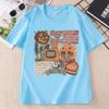 Halloween Retro T Shirt Unisex Unisex Spooky Season Ghost Tee Cotton Short Sleeve Round Neck Printed Tshirt Unisex Clothing