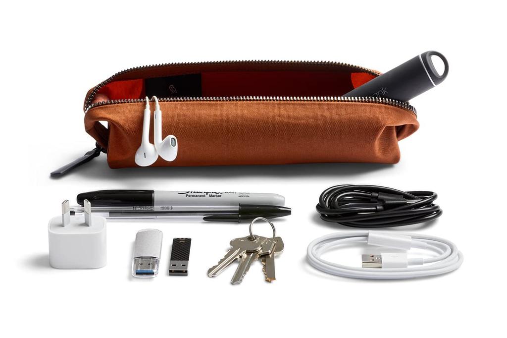 Bellroy Pencil Work Accessories Small Bronze Case, (Pens, Cables, Stationery, Items) -