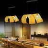 Bamboo Weaving Chandelier: Japanese Bar & Zen Tea Room Decor