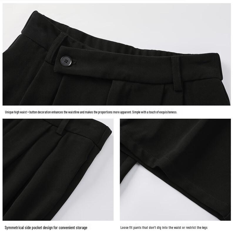 FivePlus Women's Pleated Straight Leg Trousers