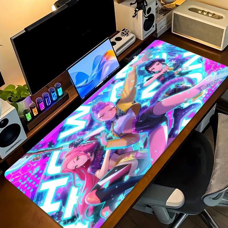 K-Pop Shadow Legends Color Mouse Pad Large Gaming Table Cushion Non-slip Laptop Tablet Big Mousepad XXL Mat Mini PC Playmat With Lock edge