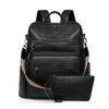 Ladies' Backpack, PU Business Bag, Large-capacity Computer Backpack, Fashionable Commuting Bag, Multi-purpose Backpack