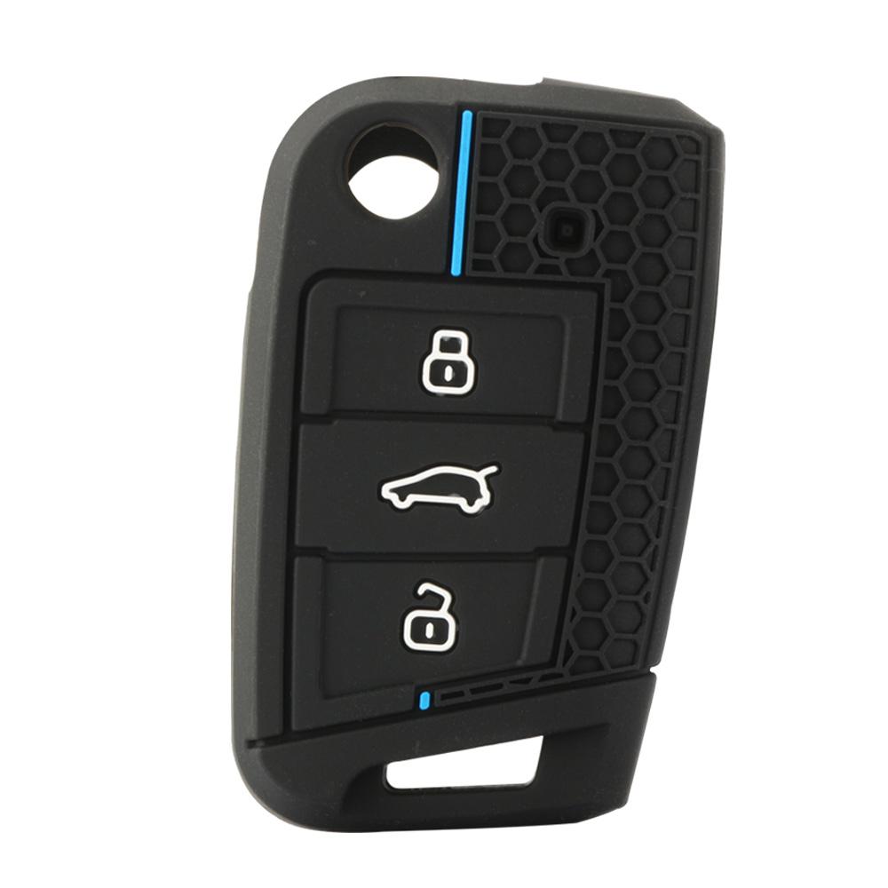 

Чехол для ключей для VW Golf 7 GTI POLO T-Cross T-Roc Touran Tiguan Skoda Octavia Rapid kodiaq Fabia Seat Ibiza leon Ateca Arona