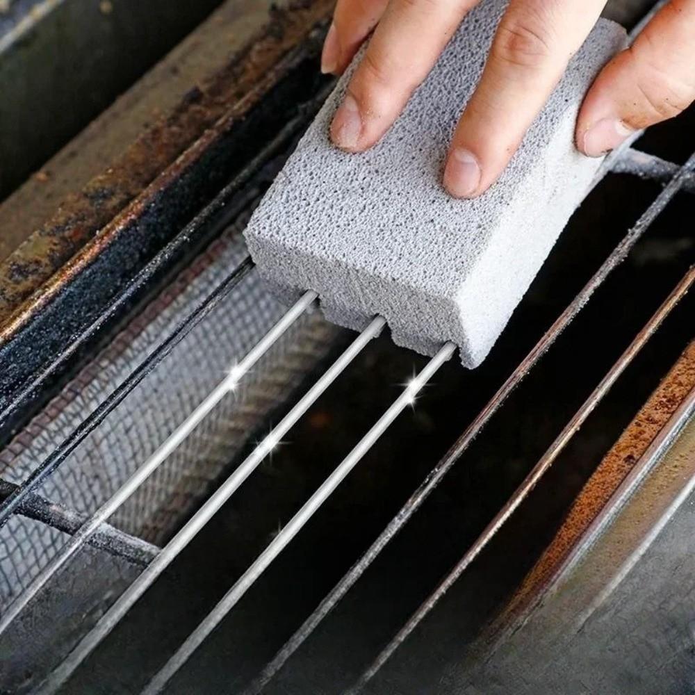 Cuttable Pumice Cleaning Stone Grey Grill Cleaning Brick New BBQ Grill Cleaning Brush Brick Block