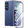 Slim Fit Case for Samsung Galaxy Z Fold 7, with Front Built-in Screen Protector, Ultra Thin Matte PC Protective Cover-Blue