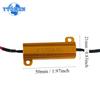 2PCS 50W 8 Ohm Load Resistor for Led Lights, 50W Power Resistor 12V 8R Steering Decoder Resistors for Car Turn Signal Lamp