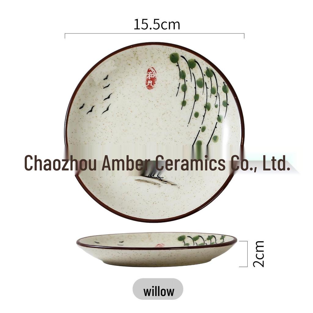 6-Zoll Chinesische Keramik Knochenschale für Obst, Gebäck oder Speisereste