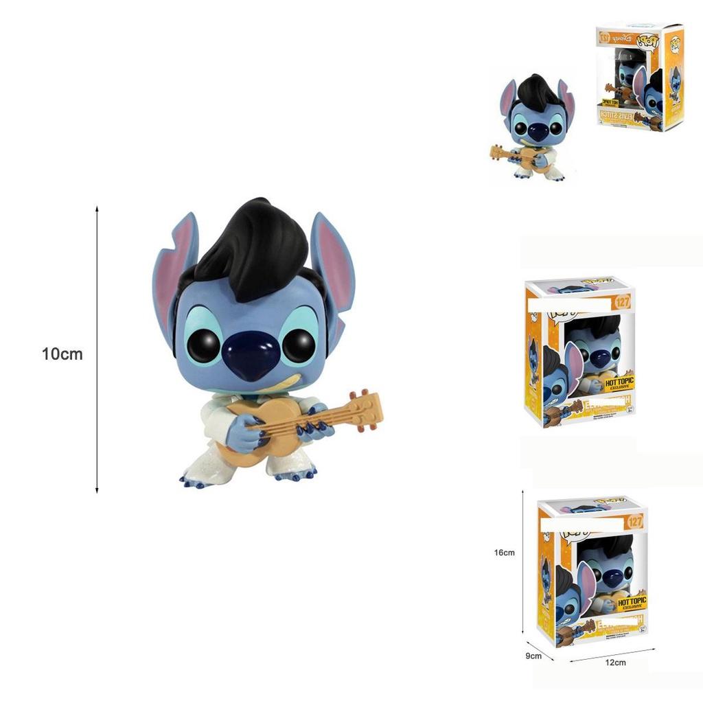 Elvis Stitch Funko Pop Anime Doll Figure Collectible Toy For Kids Gift