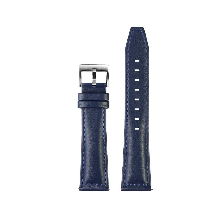 Leather Strap 21/22mm for Longines SPIRIT Rolex Black/Green Water Ghost Omega SEAMASTER 300 High-end Italian Cold Watch Strap