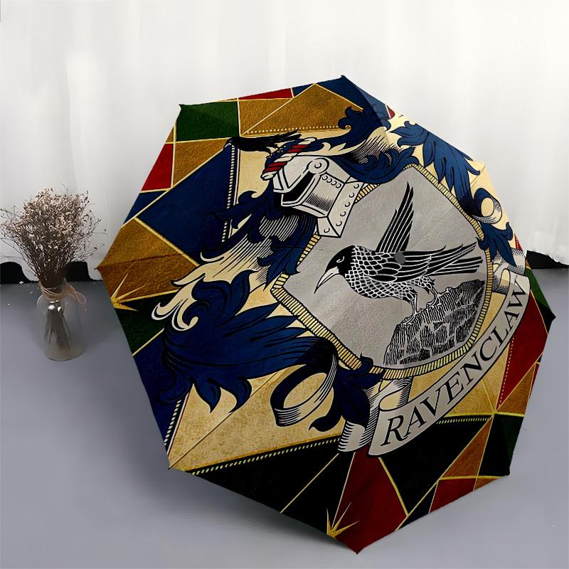 1pc Ravenclaw Crest Umbrella with Plastic Handle,Suitable for All Seasons Travel Outdoor Multi-functional UmbrellaDCS065